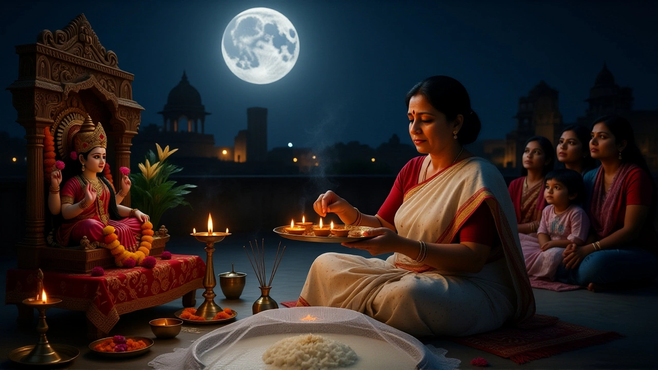 शरद पूर्णिमा 2025: चंद्रमा का अमृत वर्षा, लक्ष्मी जी का पृथ्वी प्रवास